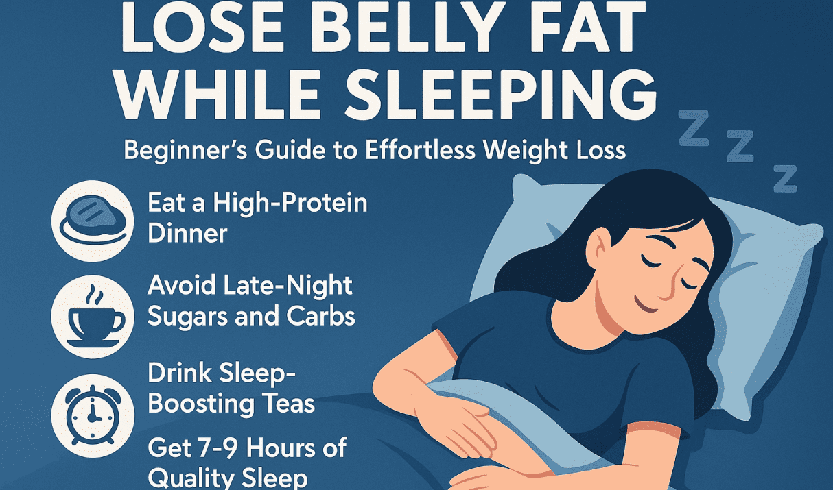 Lose Belly Fat While Sleeping: Beginner’s Guide to Effortless Weight Loss Lose Belly Fat While Sleeping: Beginner’s Guide to Effortless Weight Loss